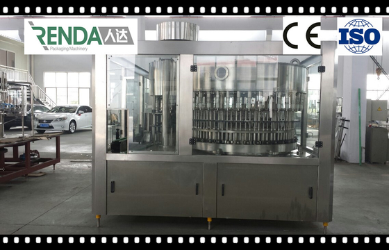Washing Filling Capping Small Scale Beverage Water Bottle Filling Machine 2000BPH 8.5KW