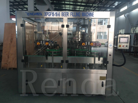 Customized Beer Bottle Filling Machine Beer Bottle Capper Equipment With High Speed