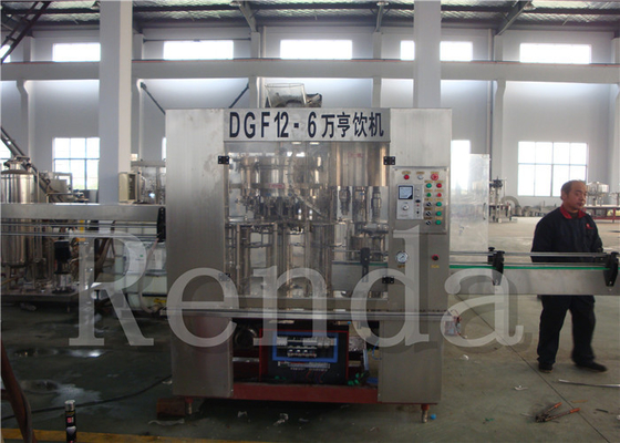 Electric Driven Type Full Automatic Liquid Juice Filling Machine With Stainless Steel Material