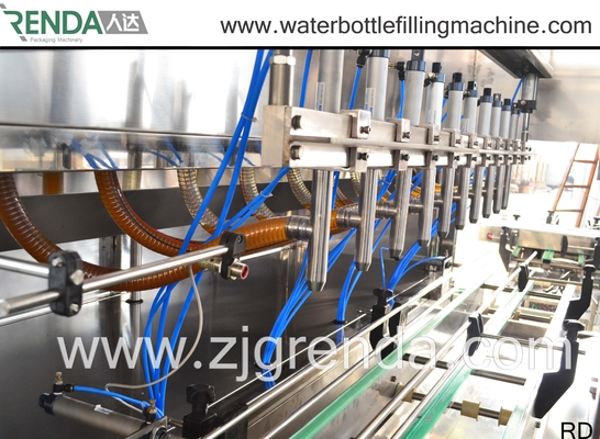 เครื่องบรรจุน้ำมันอัตโนมัติเครื่องซักผ้าซักเครื่องบรรจุ 1L 2L 5L เครื่องบรรจุของเหลวเชิงพาณิชย์