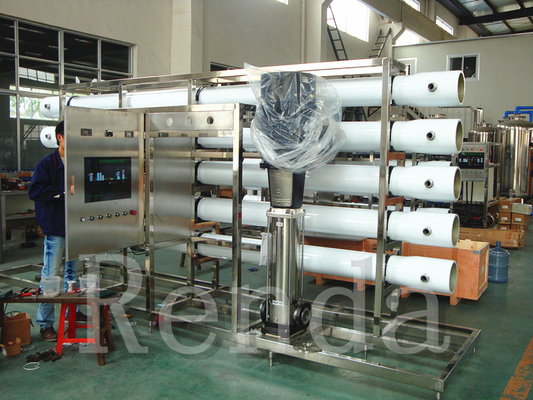 ไฟฟ้า RO ระบบบำบัดน้ำ SUS / พีวีซีท่อส่งระบบ Reverse Osmosis