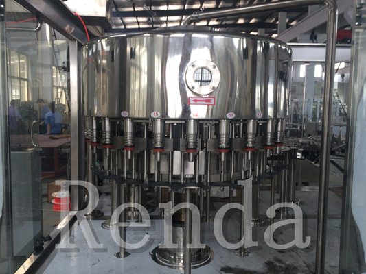 ขวด 10000BPH น้ำพืชน้ำอัตโนมัติเครื่องบรรจุ CGF18-18-6 3-in-1